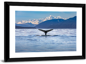 Ocean Whale Alaska Wall Art