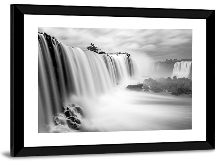 Iguazu Falls in Mist Wall Art as a framed print