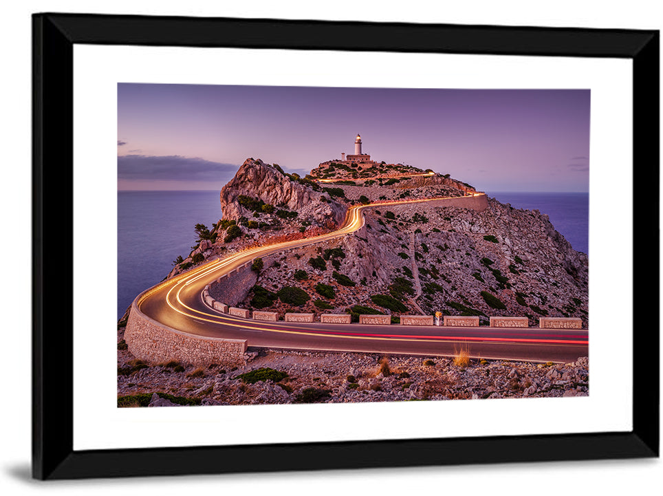 Formentor Lighthouse at Dusk Wall Art