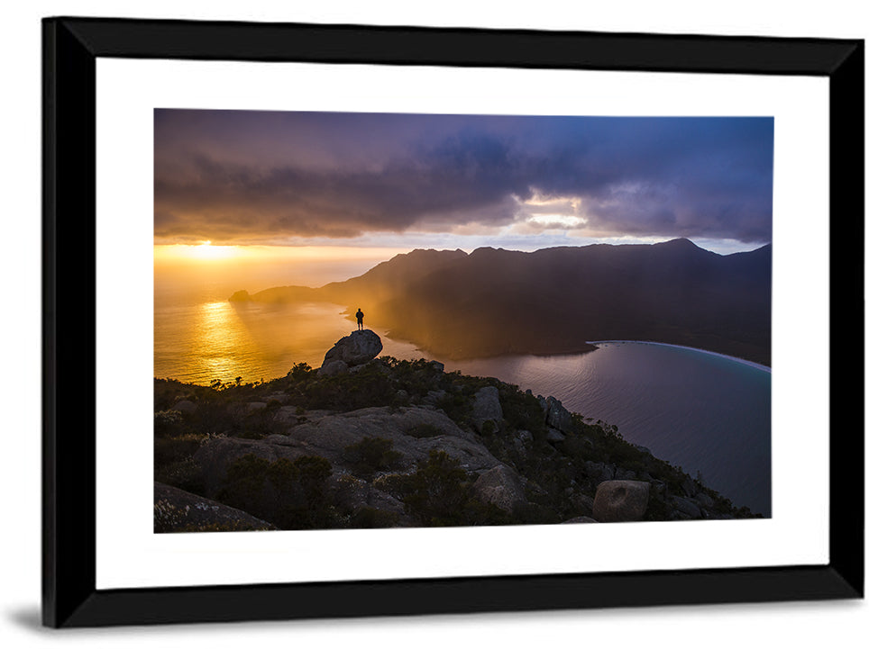 Wineglass Bay Sunset Wall Art
