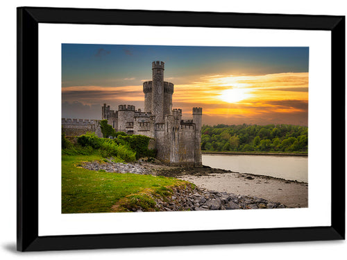 Blackrock Castle at Sunset Wall Art
