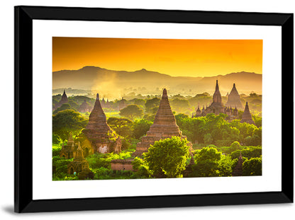 Bagan Temples Wall Art