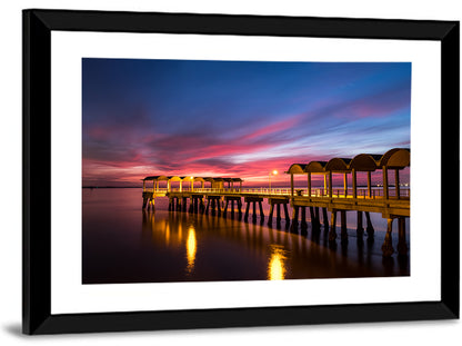 Jekyll Island Pier Wall Art