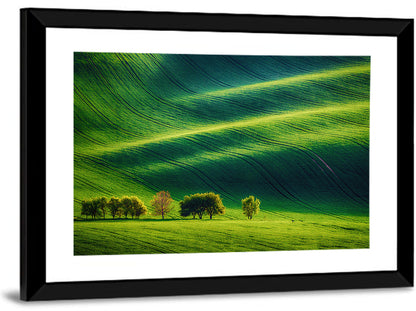 Southern Moravia Fields Wall Art