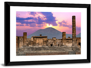 Pompeii & Mount Vesuvius Wall Art
