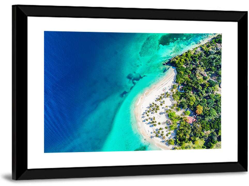 Cayo Levantado Aerial View Wall Art