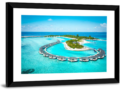 Maldives Private Island Wall Art