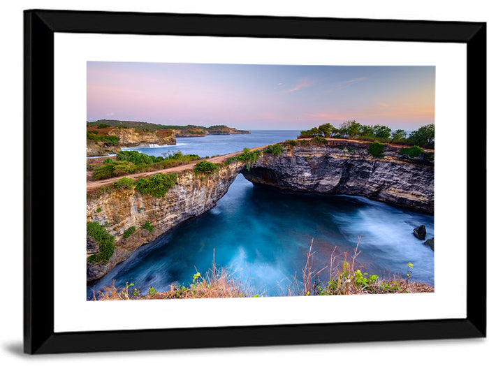 Broken Beach, Nusa Penida Wall Art as a framed print