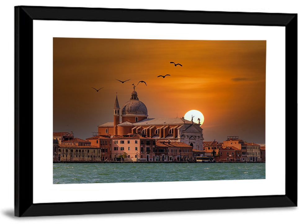 San Giorgio Maggiore at Sunset Wall Art