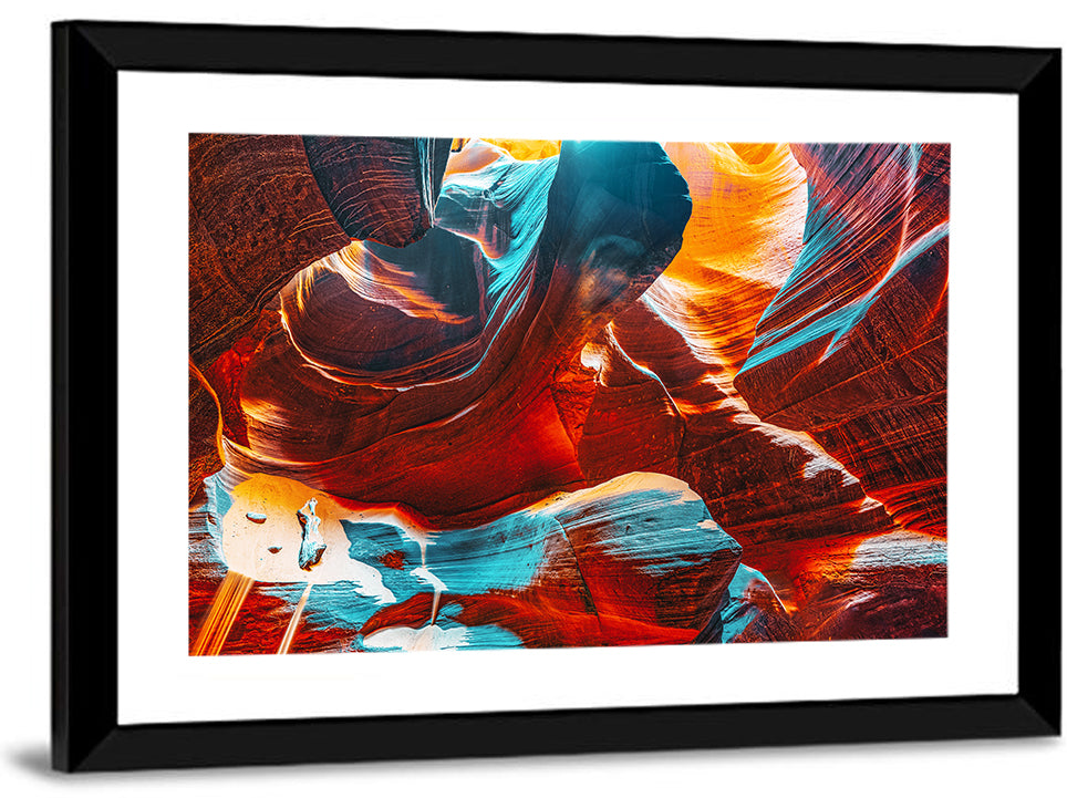 Antelope Canyon Crevice Light Wall Art