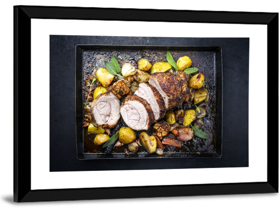 Roasted Veal Roll Wall Art