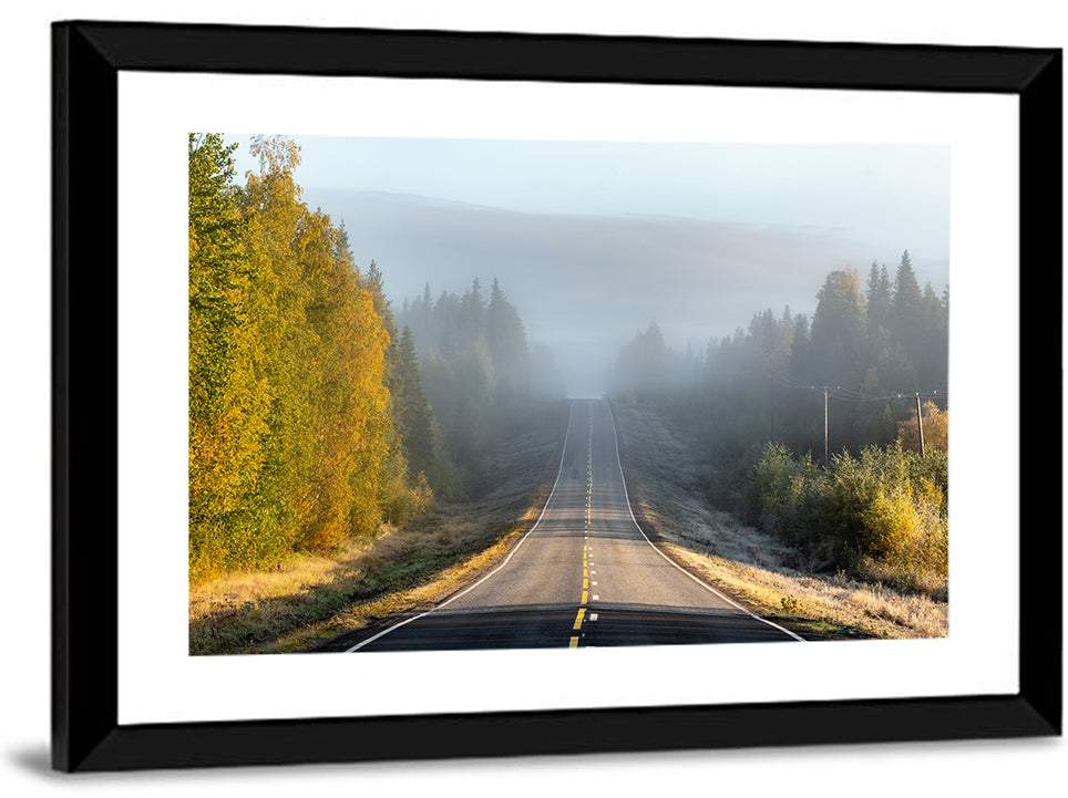 Finnish Forest Highway Wall Art