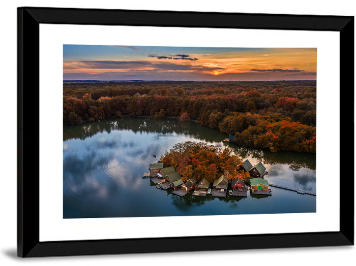 Lake Derito at Dusk Wall Art as a framed print