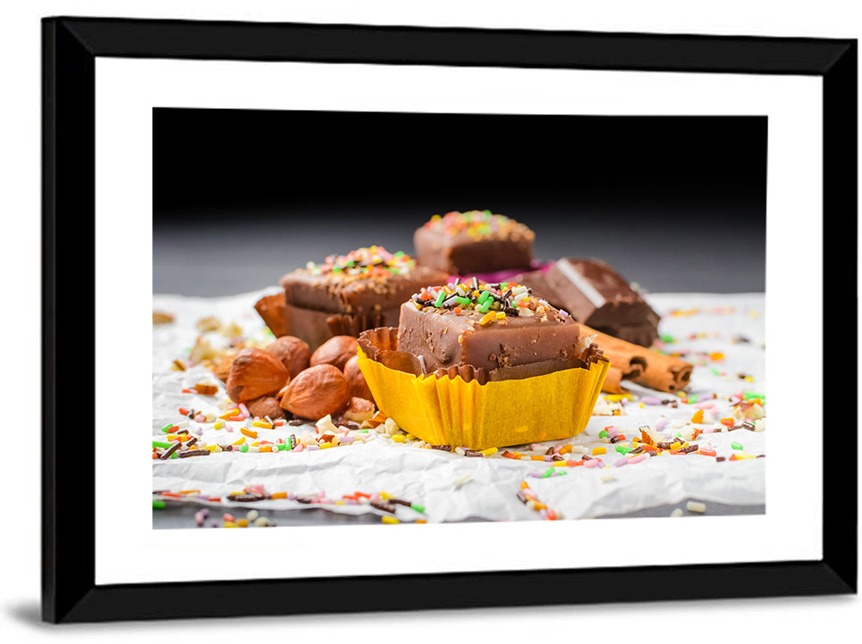 Chocolate Hazelnut Cookie Still Life Wall Art