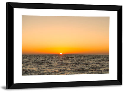 Lake Ijssel Sunset Wall Art