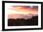 Vancouver Mountains at Sunset Wall Art