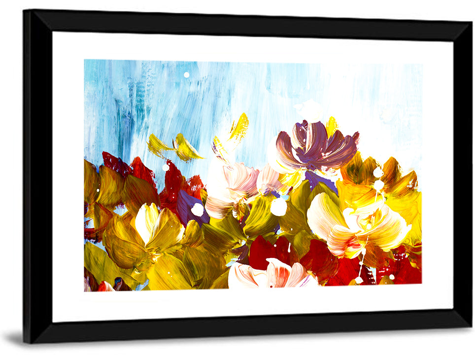 Impasto Floral Garden Wall Art
