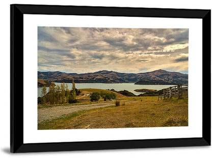 Akaroa Mountain Lake Wall Art