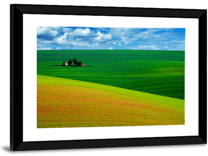 Green Fields Wall Art