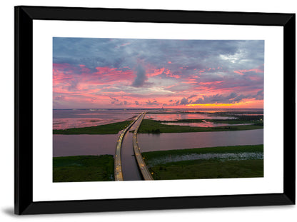 Mobile Bay Bridge Wall Art