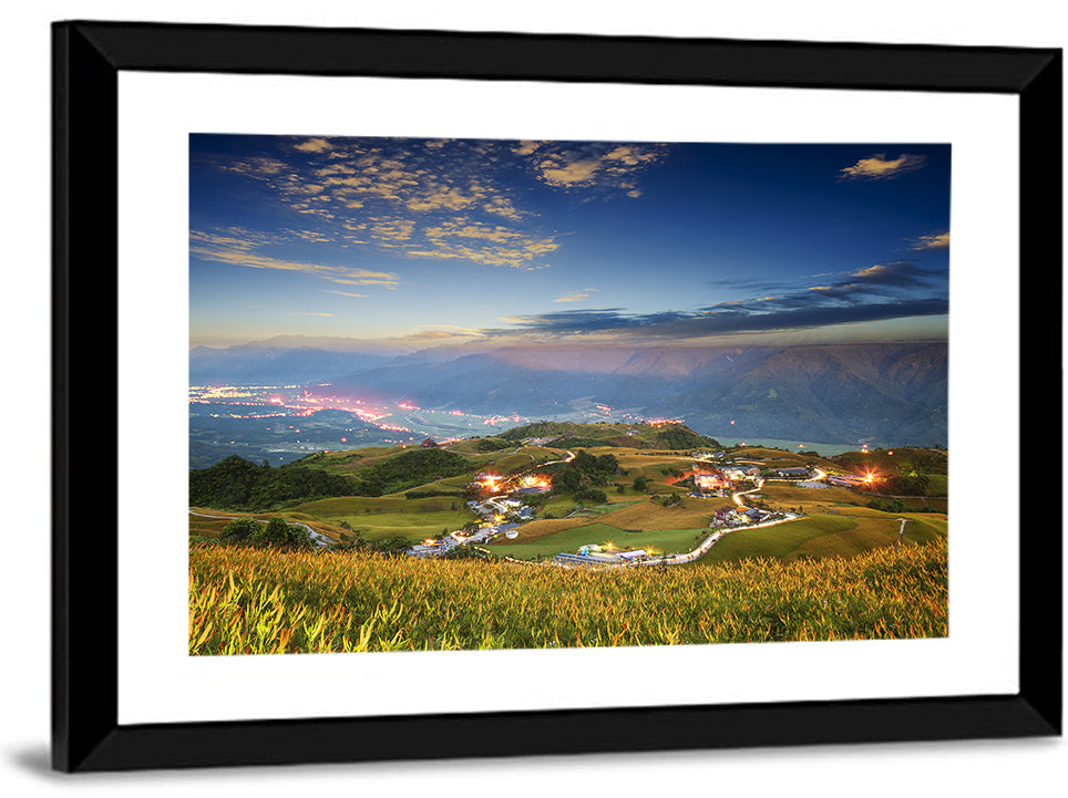 Sixty Stone Mountain Nightscape Wall Art