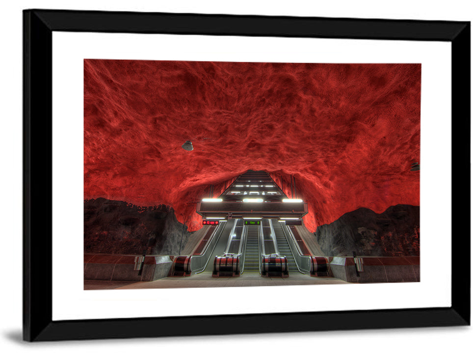 Solna Centrum Metro Station Wall Art