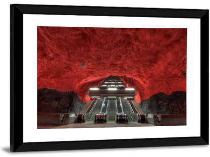 Metro Station Stockholm Wall Art