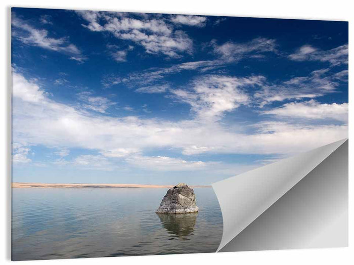 Abert Lake Reflection Wall Art as a poster print