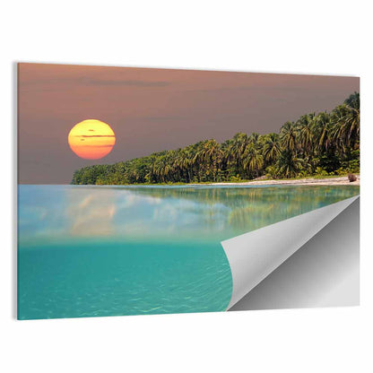 Caribbean Sea Sunset Wall Art