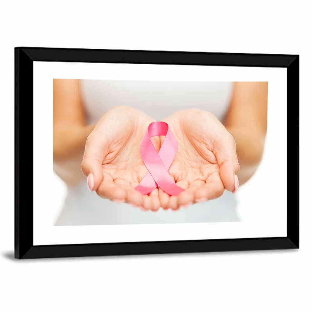 Breast Cancer Awareness Ribbon Wall Art