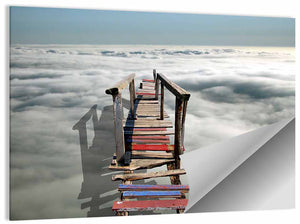 Bridge Over Clouds Wall Art