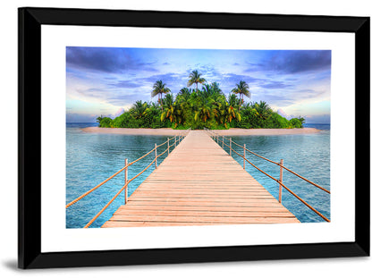 Island Pier Wall Art