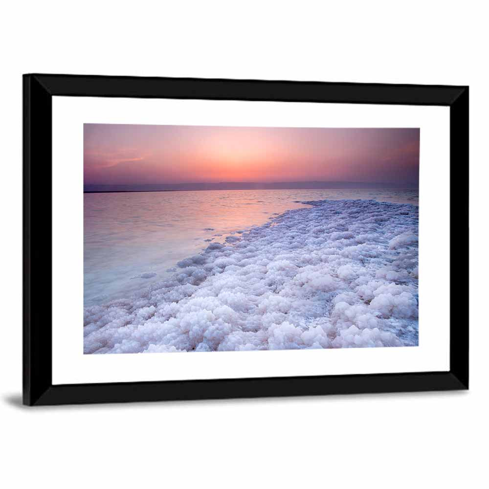 Dead Sea Salty Beach Wall Art
