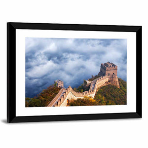 Clouds Below Great Wall Of China Wall Art