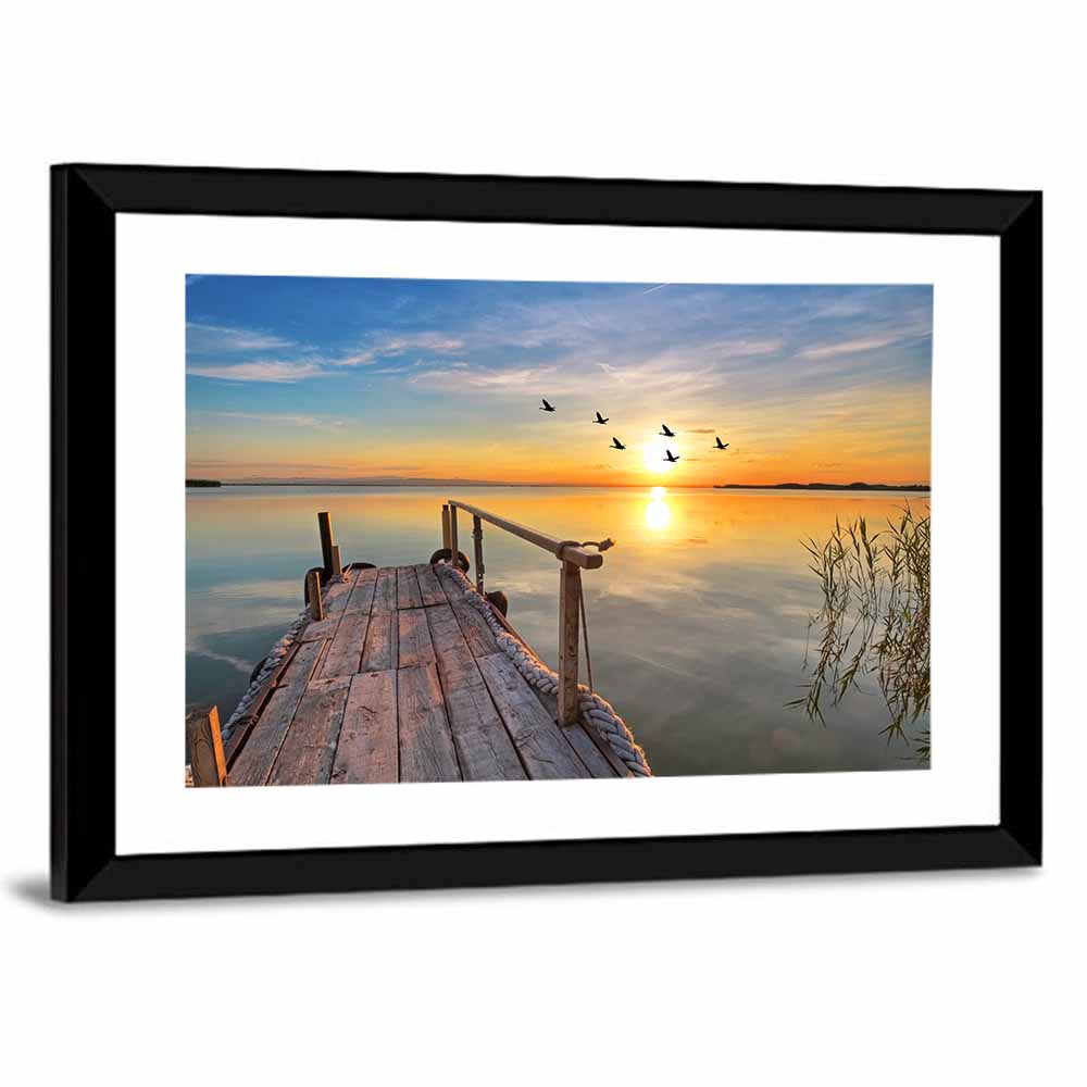 Lake Sunset Wall Art