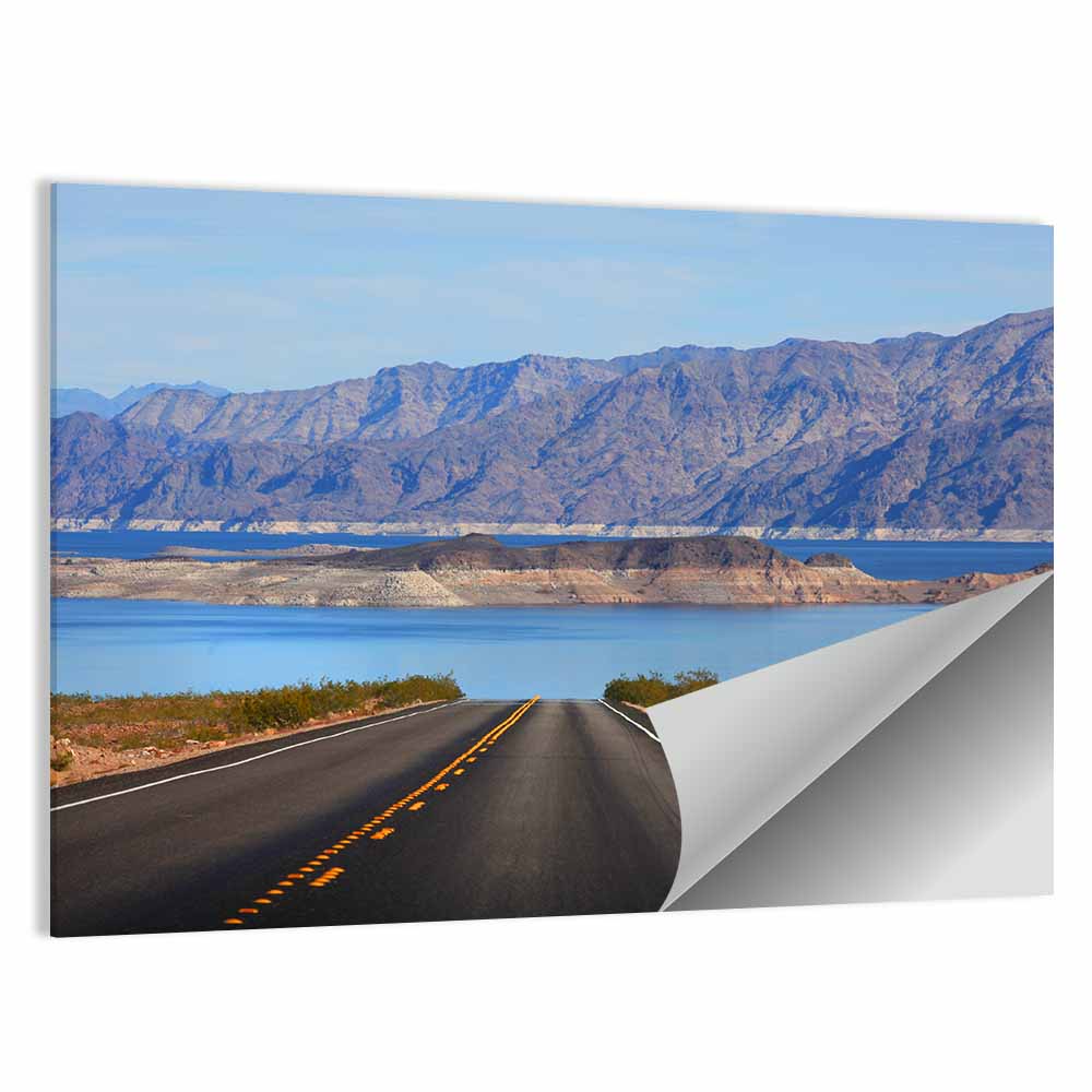 Lake Mead Road Perspective Wall Art