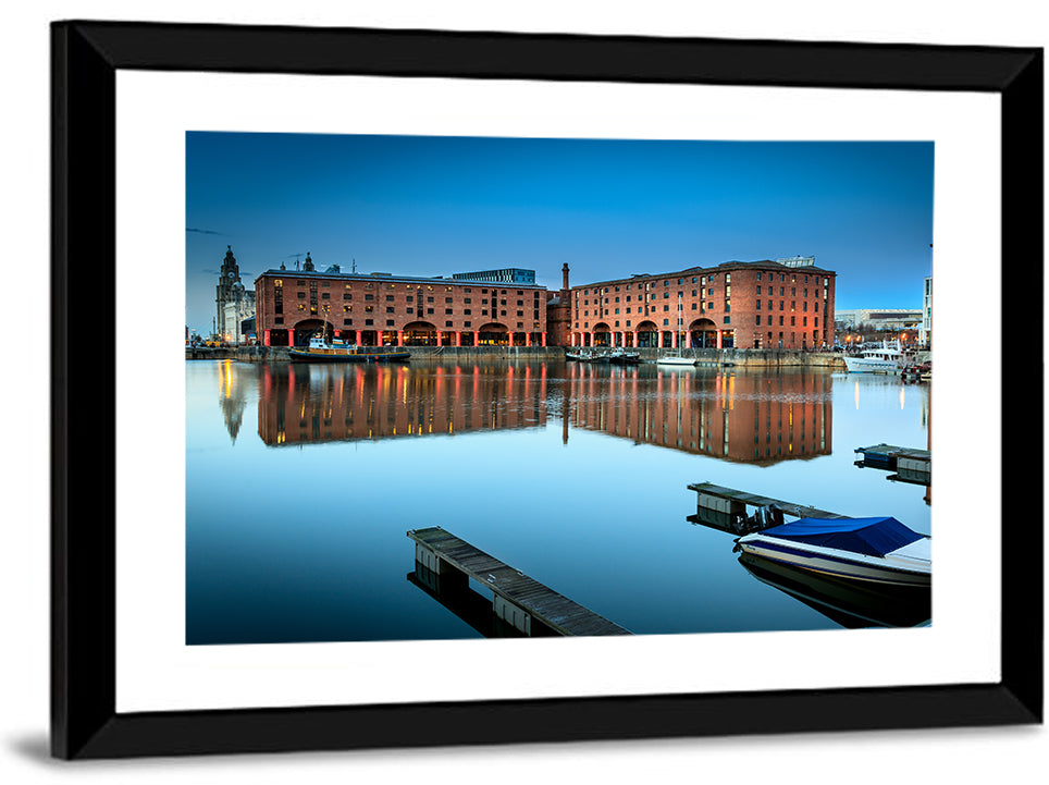 Royal Albert Dock Reflections, Liverpool Wall Art