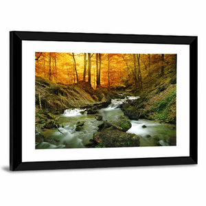 Forest Water Stream Wall Art