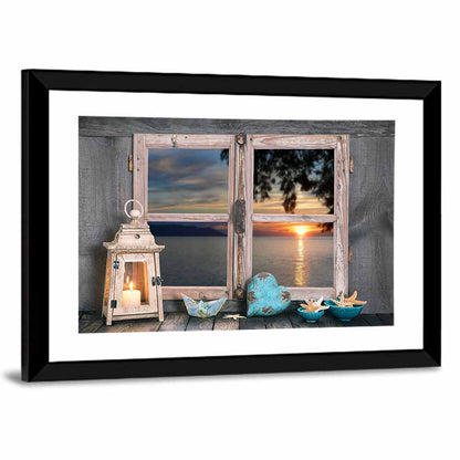 Sea Sunset View Wall Art