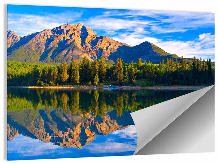 Patricia Lake Reflection Wall Art as a poster print