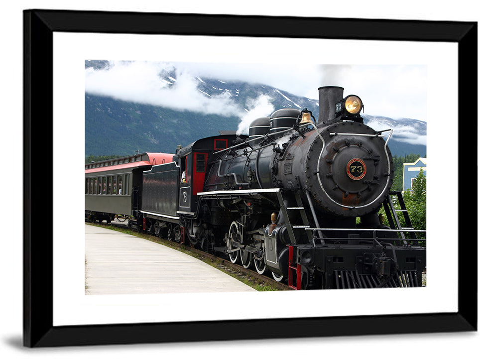 Skagway Steam Locomotive No. 73 Wall Art