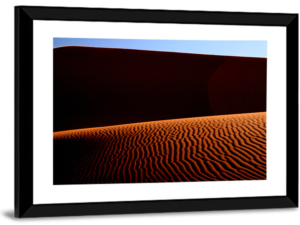 Golden Hour Sand Dunes Wall Art