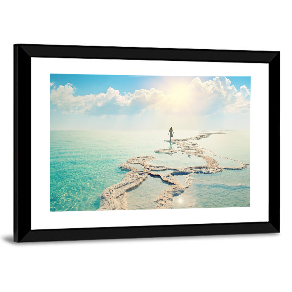 Dead Sea Salty Shore Wall Art