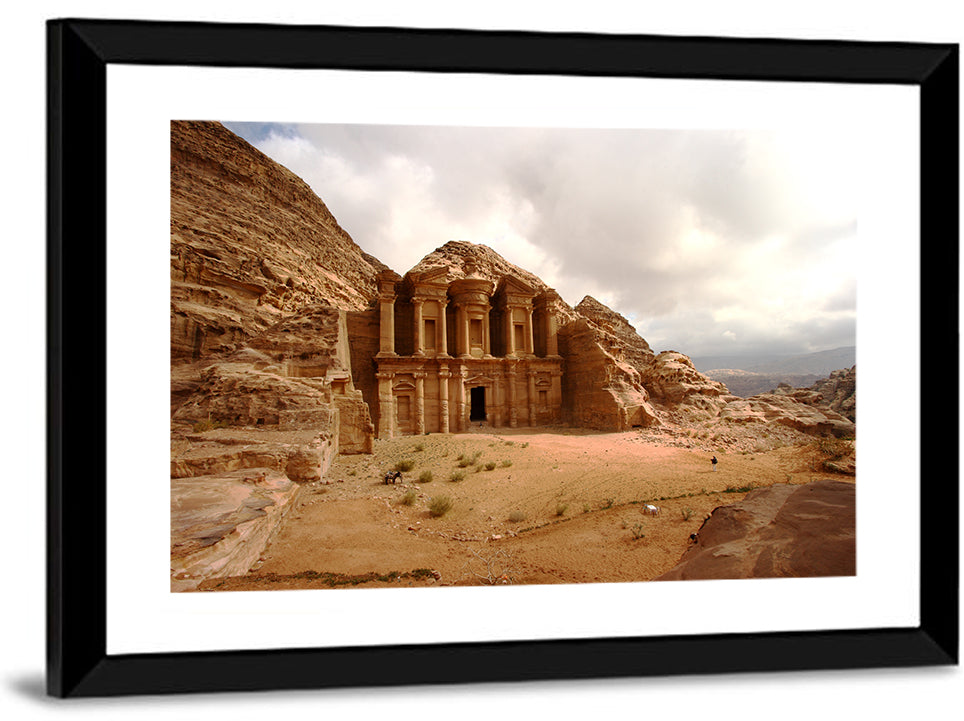The Monastery of Petra, Jordan Wall Art