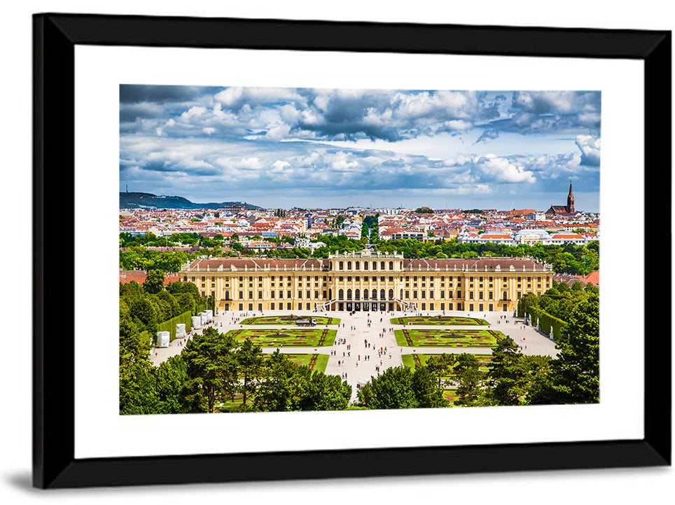 Schönbrunn Palace and Great Parterre Gardens Wall Art