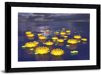 Floating Lotus Wall Art