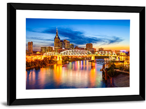 Nashville Skyline Wall Art