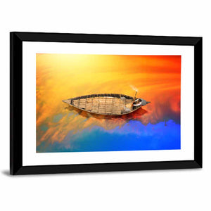 Old Wooden Boat Wall Art