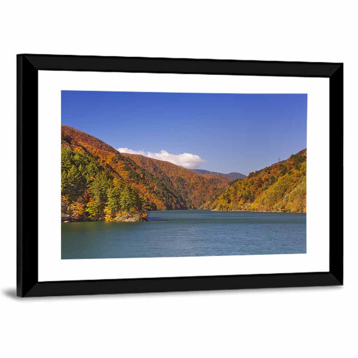 Autumn at Azusa Lake Wall Art as a framed print