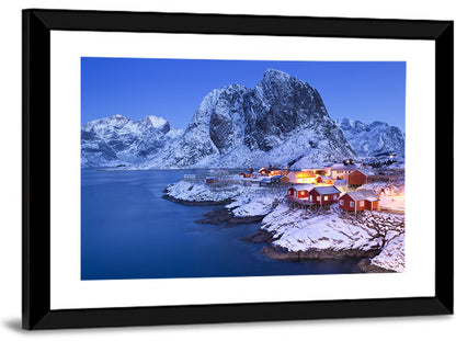 Lofoten in Winter Wall Art